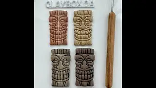 Make faux wood with polymer clay