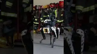 FIDO the robot fire fighter #bostondynamics #spot #robot #publicsafety #shorts