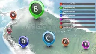 Map Markers-after effects templates
