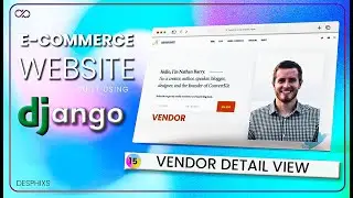 Vendor Detail View  | E-commerce Website using Django | Ep. 15