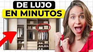 HAZ QUE TU CLOSET CAUSE IMPACTO!😱 11 IDEAS para un VESTIDOR DE REVISTA! Decoracion Elegante