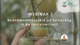 Bodemweerbaarheid en bemesting in de containerteelt