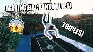 5000$ DOLLAR TRAMPOLINE FLIPS! *I'M BACK?!*