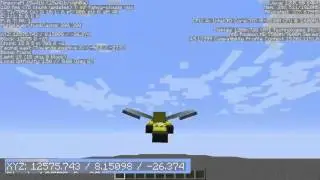 Minecraft Snapshot 15w41b - These wings go pretty far...