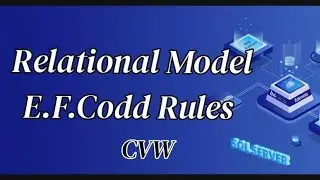 Relational Model| EF Code Rules #relational#model#efcodd#rules#sql#dbms#rdbms