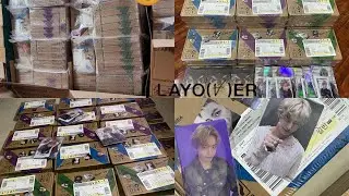 unboxing V's 1st solo album layover | version 1, 2, 3, weverse | BTS GROUP ORDER