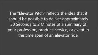 HOW TO SELL yourself in 2 Minutes! Elevator Pitch with Travis C. Patterson