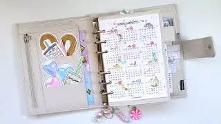 My Moterm A6 ( Litchi White ) // Planner Flip Through
