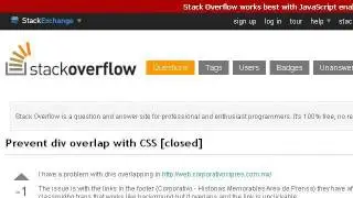 How-To Prevent DIV To Overlap CSS