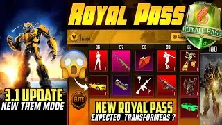 A6 Royal Pass & 3.1 Update Trailer | Upcoming New Skins & Upgradable | PUBGM x Transformers Collab