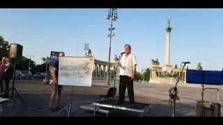 Megemlékezés a dicsőséges pozsonyi csatáról - Herceg  Ferenc előadása a  Hősök Terén - 2021.07.07.
