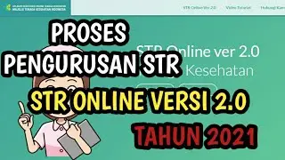 TUTORIAL PERPANJANG STR TERBARU 2021 - KTKI STR ONLINE VERSI 2.0