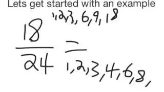 Reducing a fraction to it's simplest form by Nicolas