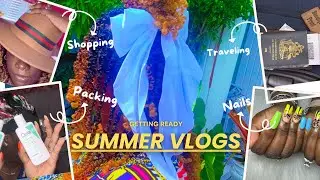 Getting Ready To Travel | Summer Vlogs | Packing Cubes | Nail Vlog