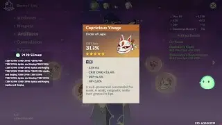 When the substat is higher than the mainstat