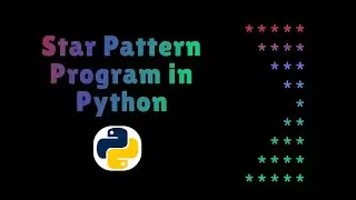 star pattern program in python