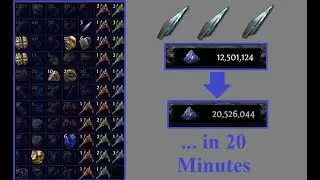 [3.26] Shipping/Mirror Shard Farm: 24+ Million Thaumaturgic Dust/HR