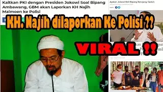 Polemik Bipang Ambawang | Gus Najih akan dilaporkan ?