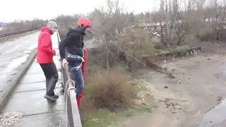 Прыжок с моста / экстрим/ роупджампинг