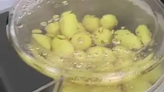 Как работает картофелечистка