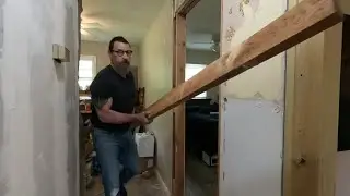 Our DIY Abandoned Cabin Renovation: Taking down another wall
