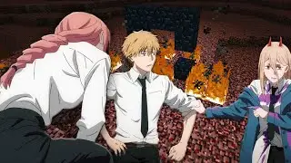 Denji and Power's AI GENERATED Minecraft Adventure