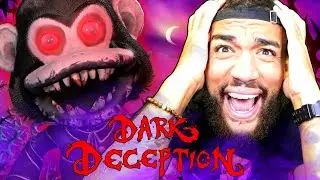 Three Idiots Play DARK DECEPTION (Do NOT Return To MONKE) 💀