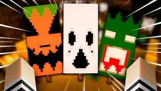 🎃​COMO HACER ESTANDARTES DE HALLOWEEN EN MINECRAFT | Tutorial | ZEROJMGAMES