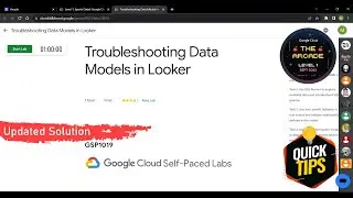 Troubleshooting Data Models in Looker | Updated Solution | Arcade Game | Free Swags