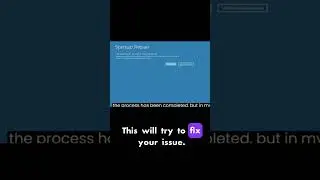 How to Fix Automatic Repair in Windows 11 