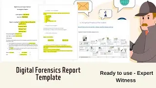 Digital Forensic Report Template | Expert Witness Report Template