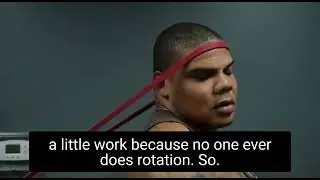 Band Resisted Neck Rotation Exercise