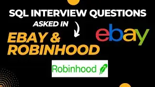 SQL Interview Questions asked in EBAY & ROBINHOOD | Understanding Case When with SUM & group by