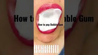 9 ways to pop crack GUM with a bubble gum 