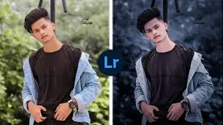 Dark Black And Blue Tone Effect Lightroom Tutorial Video