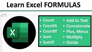 MS Excel All Important Formulas Tutorial For Job | Class 2