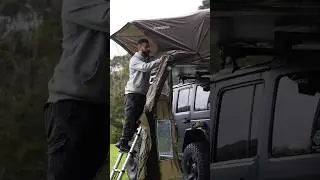 Solo wild camping in Rooftop tent ⛺️ #youtubeshorts #solocamping #camping #shorts #newzealand