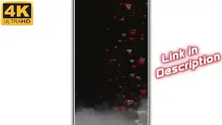 hearts 🤍❤️ effects template | full screen Template | black screen status