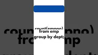 Group by in SQL