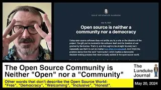 The Open Source Community is Neither 