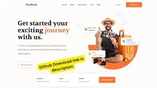 beginner react js responsive tour/travel website