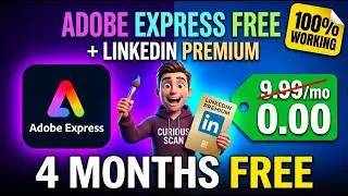 🎨 Get Adobe Express Premium for FREE! (4 Months Access + LinkedIn Premium)