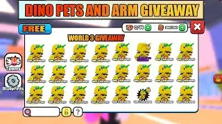 ARM WRESTLE SIMULATOR 400K TO 752K PETS LIVE GIVEAWAY PETS IN WORLD 3 ONLY
