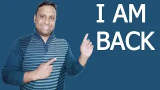 Finally, I am back