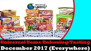 Universal Yums Unboxing/Tasting December 2017 (Everywhere)