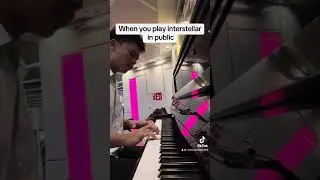 Interstellar at a public piano in mrt