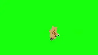 gouba run green screen genshin impact