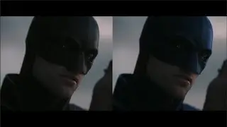 The Batman recolored with darker blue cowl and cape test