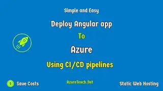 Angular App Azure Deployment | Azure Devops | Azure  Static Web Hosting