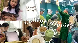 College diaries: back to clinical duties, exam week + cafe study dates! 🍵